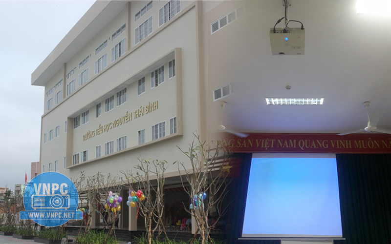 Lắp đặt máy chiếu hội họp cho Trường Tiểu Học Nguyễn Thái Bình