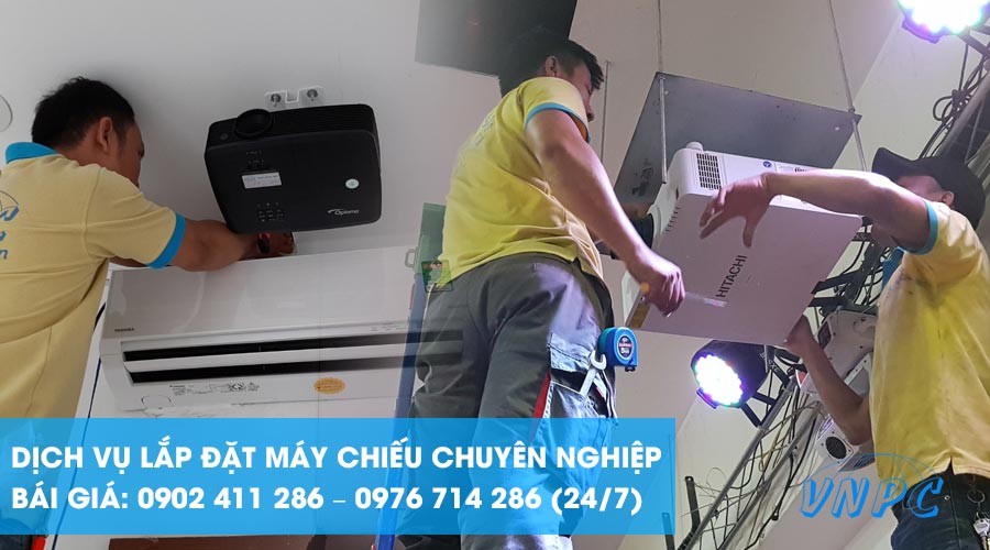Dịch vụ lắp đặt máy chiếu tại Hà Nội chuyên nghiệp